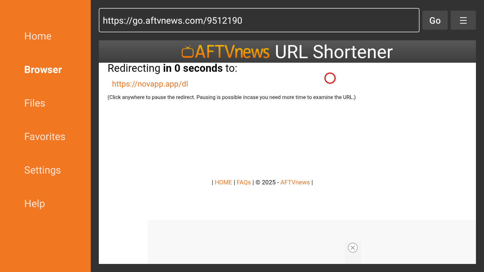 Install NovaTV once the download finishes